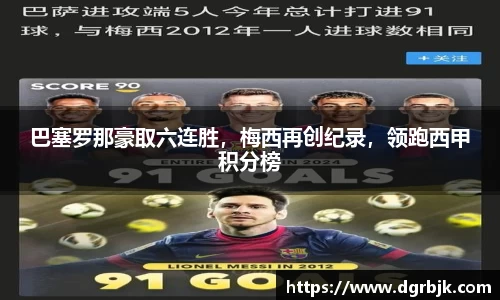 巴塞罗那豪取六连胜，梅西再创纪录，领跑西甲积分榜